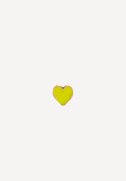 Petit Love Heart Earring - Neon Yellow