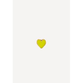 Petit Love Heart Earring - Neon Yellow