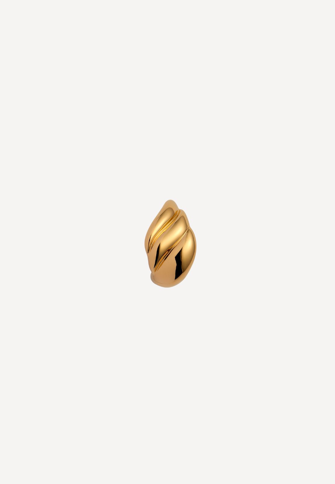 STINE A - Velvet Creol ørering - Gold ONE SIZE | Hørlyck
