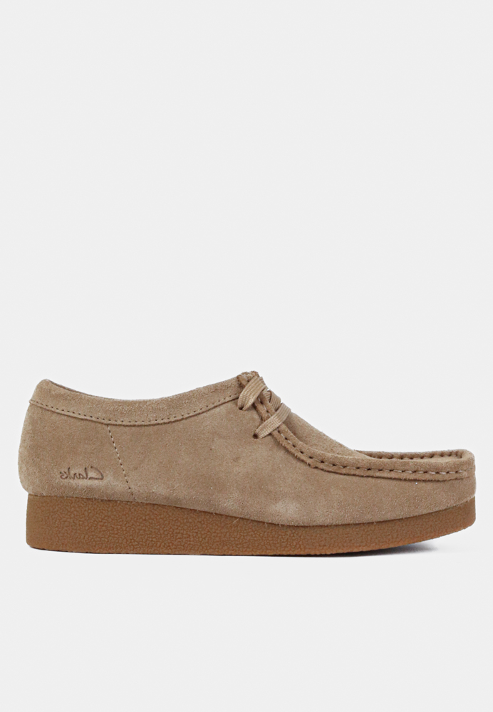 CLARKS - Wallabee Evosh D sko - Sand 38 | Hørlyck
