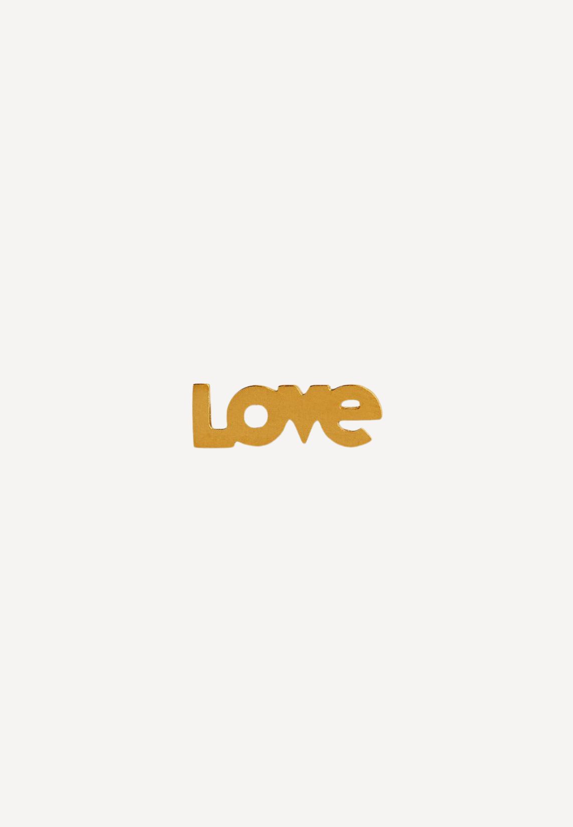 STINE A - I Love ørering - Gold ONE SIZE | Hørlyck