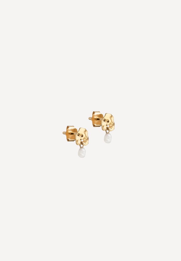 ENAMEL - Mio Pearl øreringe - Gold ONE SIZE | Hørlyck