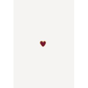 Petit Love Heart rering - Burgundy