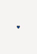 Petit Love Heart �rering - Dark Blue