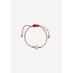 Big Pearl Berrie armbnd - Red