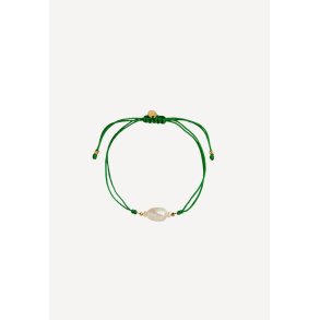 Baroque Pearl Berrie armbnd - Green