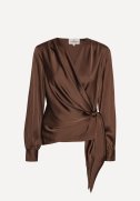 Ines bluse - Semi Rich Brown