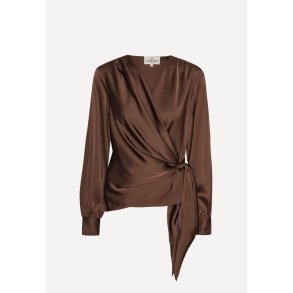 Ines bluse - Semi Rich Brown