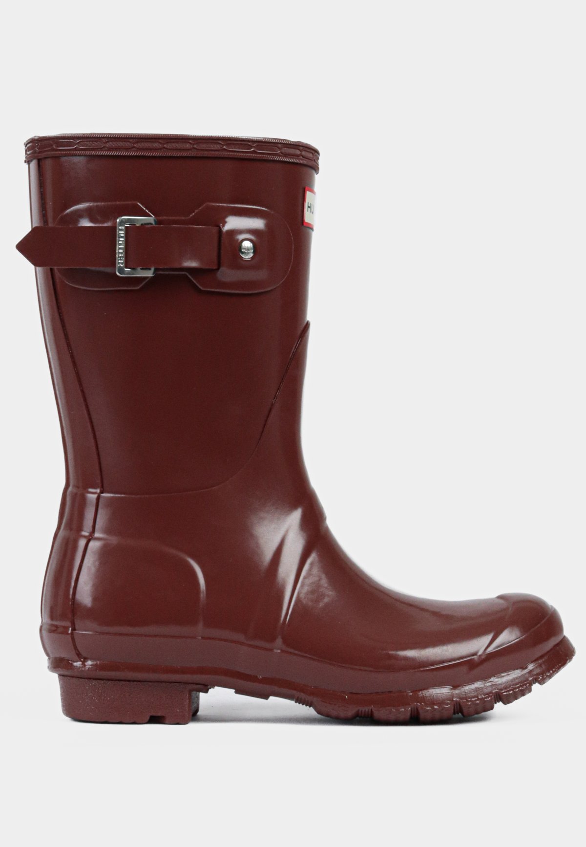 Hunter Original Short Gloss gummistøvle Berry Shop online i dag