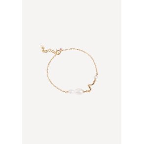 Pearlie Twist armb�nd - Gold