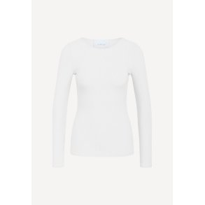 Lisa langrmet bluse - White