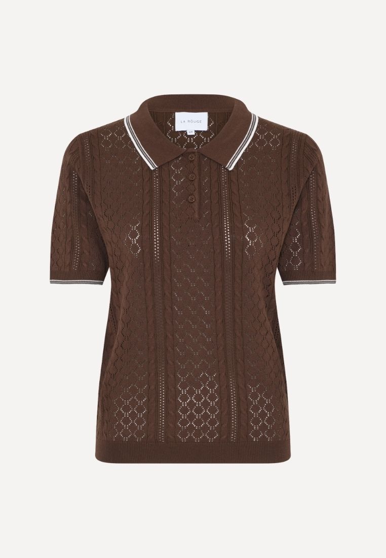 LA ROUGE - Alma polo - Brown S/M | Hørlyck