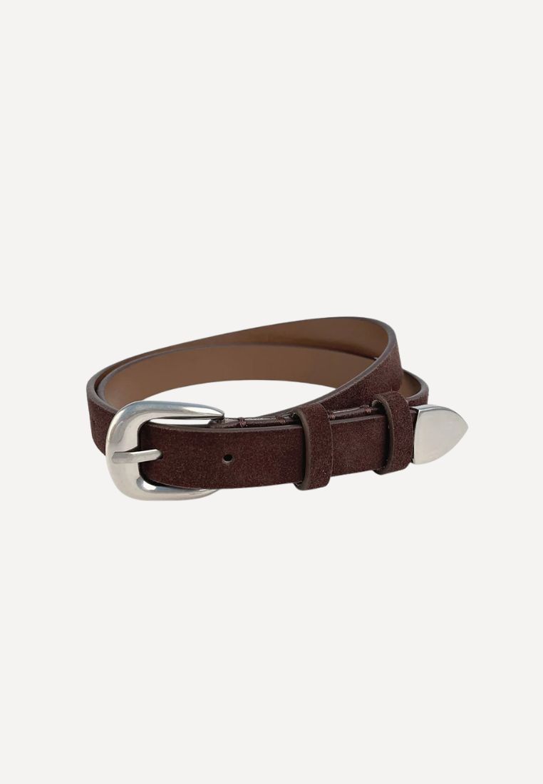 PLISSÉ - Cebello bælte - Dark Brown ONE SIZE | Hørlyck