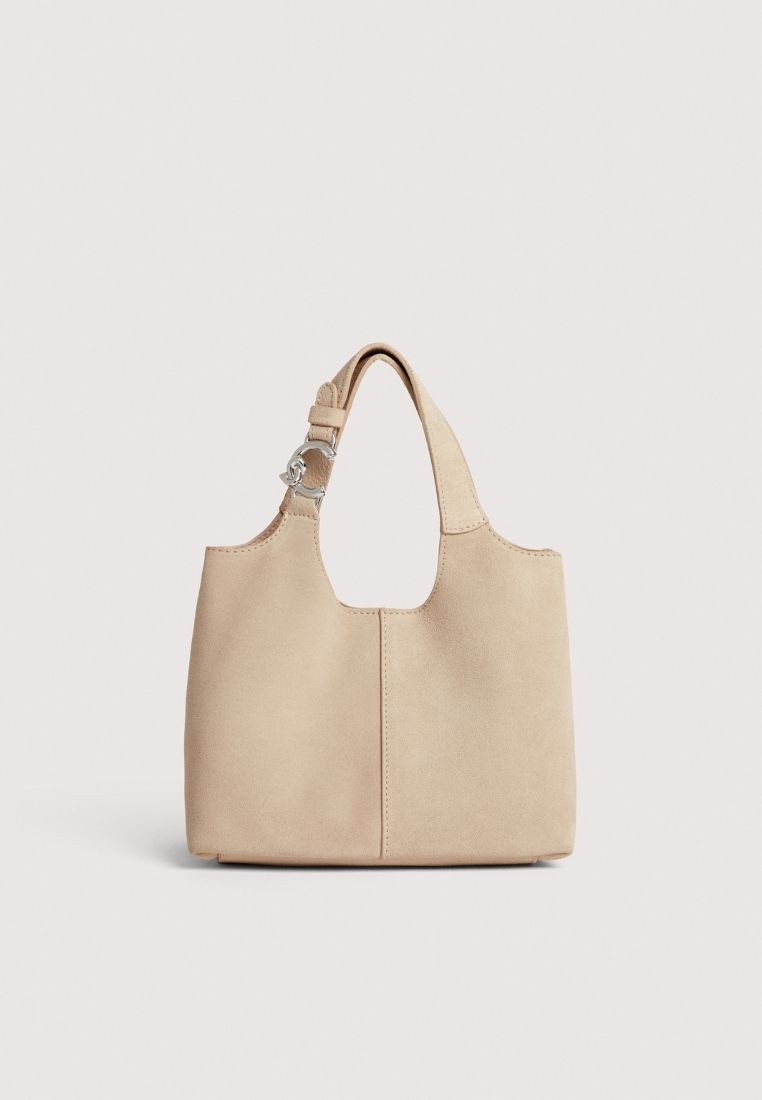 COCCINELLE - C-Easy Small taske - Sandshell Suede ONE SIZE | Hørlyck