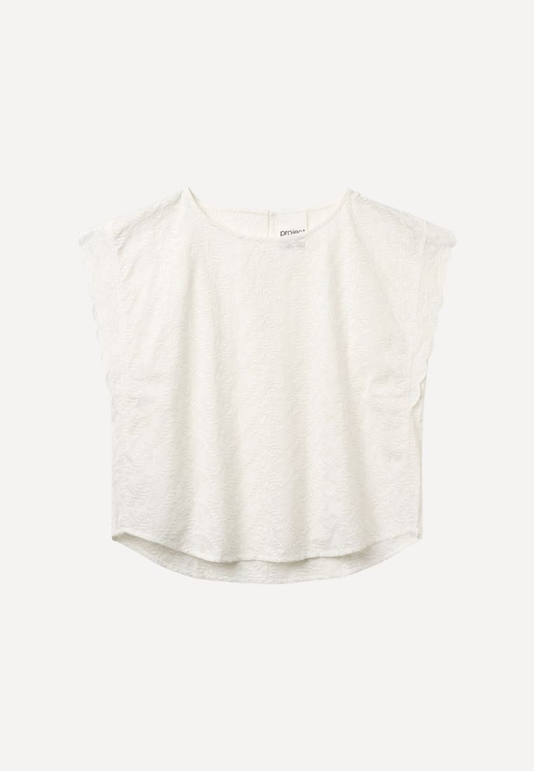 PROJECT AJ117 - Hebe bluse - Chalk S | Hørlyck