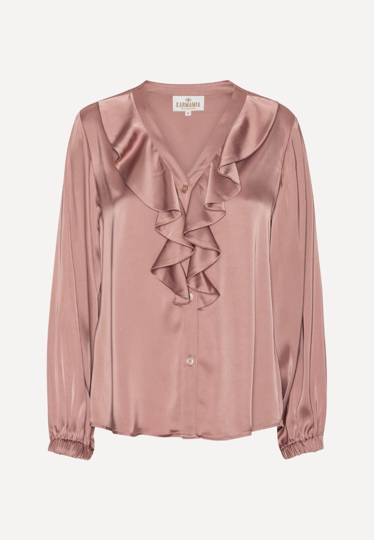 KARMAMIA - Sophia bluse - Semi Rich Vintage Rose XL | Hørlyck