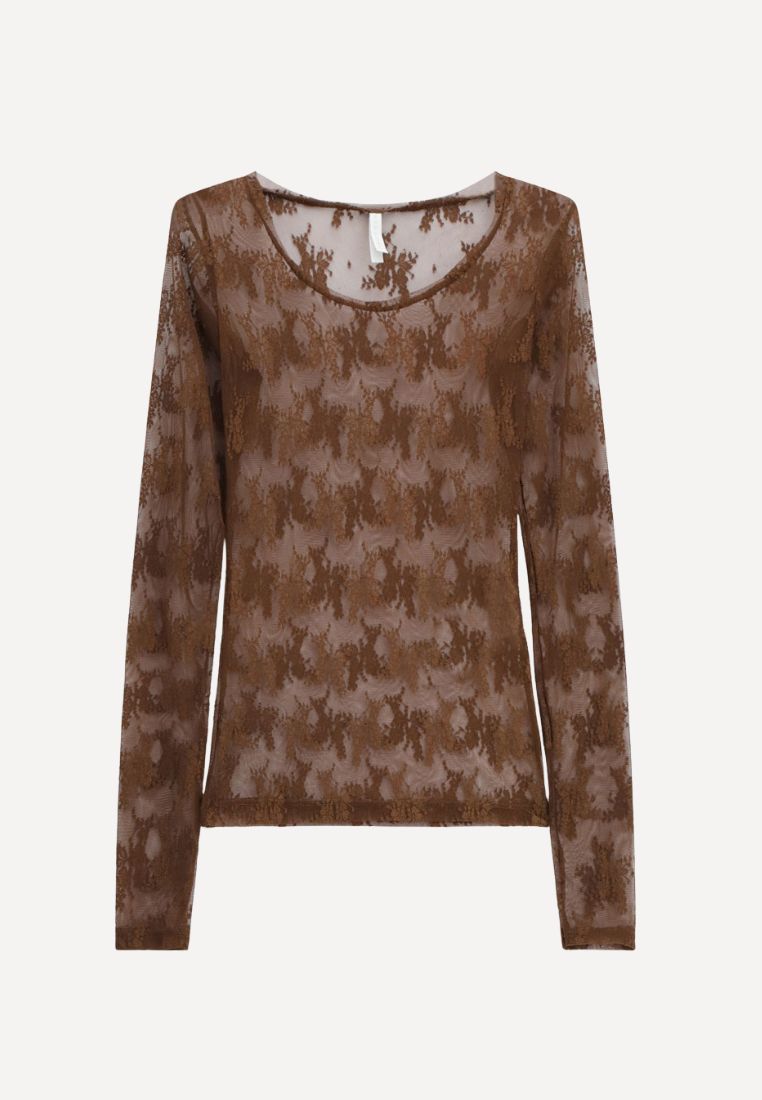 IMPERIAL - TW91LMX bluse - Cacao S | Hørlyck