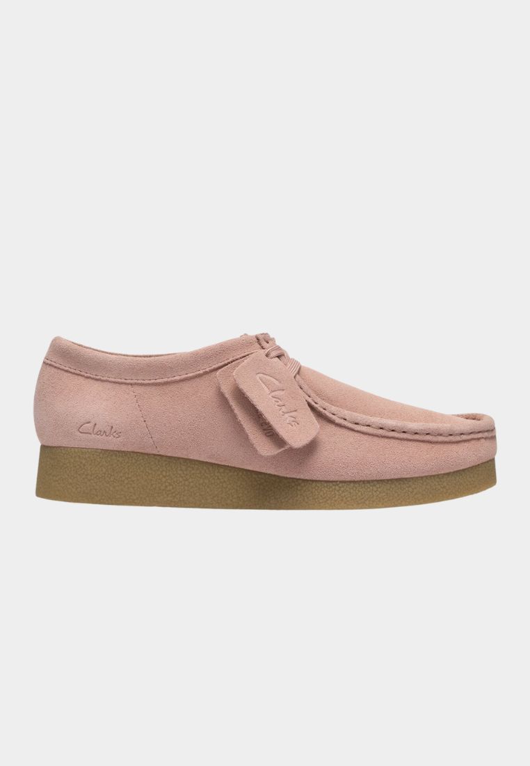 CLARKS - Wallabee EVOSh D sko - Light Pink 38 | Hørlyck