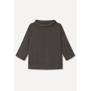 11001 bluse - Black Coffee