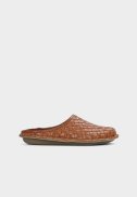 Roma sko - Woven Cognac