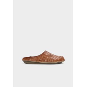 Roma sko - Woven Cognac