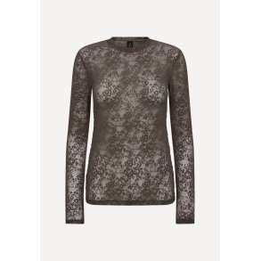 852 lace bluse - Brown