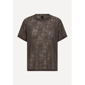 852 lace t-shirt - Brown