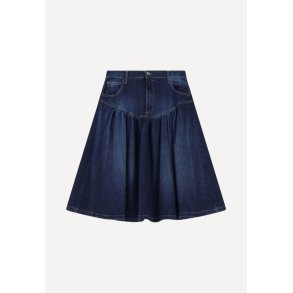 Anne Oslo nederdel - Blu Denim