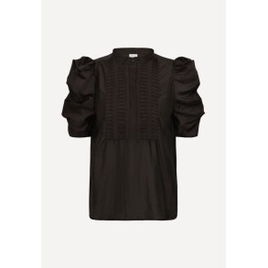 AnnsofiGO Lull bluse - Coffee