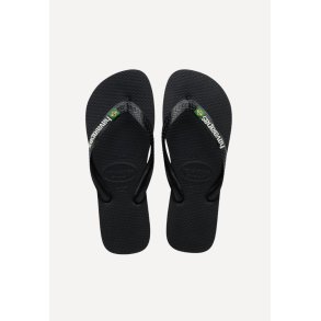 Brasil Logo sandal - Black 