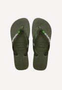 Brasil Logo sandal - Green Olive 