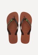 Brasil Logo sandal - Rose/Coffee