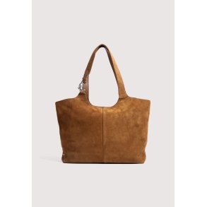 C-Easy Large taske - Cognac Suede
