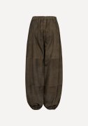 EllaDEP Loose Suede Balloon bukser - Khaki