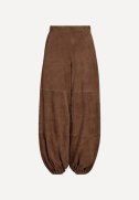 EllaDEP Loose Suede Balloon bukser - Wood