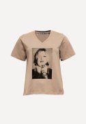 Face V t-shirt - Sand/Black 