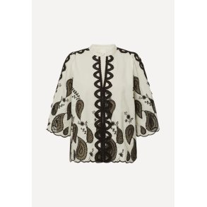 MiraaGO bluse - Creme Brown