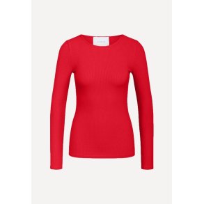 Lisa lang�rmet bluse - Red