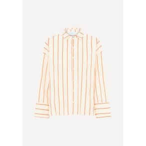 Louise skjorte - Sand/Orange Stripe