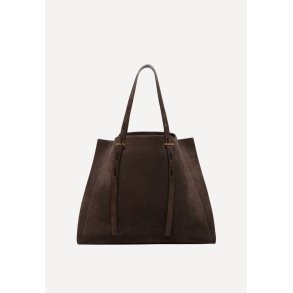 Paula taske - Suede Dark Brown