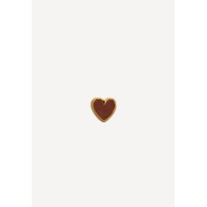 Petit Love Heart �rering - Mocha