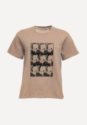 Small Faces O t-shirt - Sand/Black 