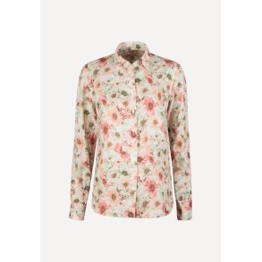 Sofie skjorte - Light Orange Pattern