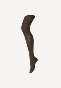 Wool/Silk tights - Dark Brown