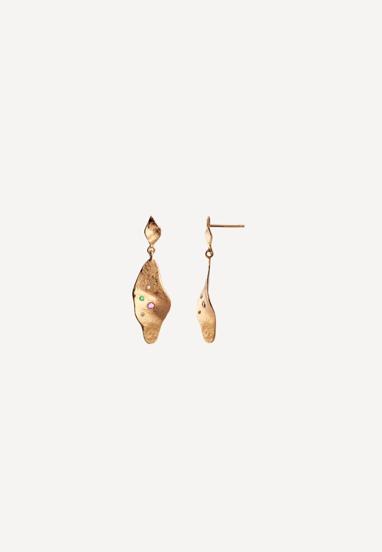 STINE A - Dangling Ile De L'Amour ørering - Stones ONE SIZE | Hørlyck