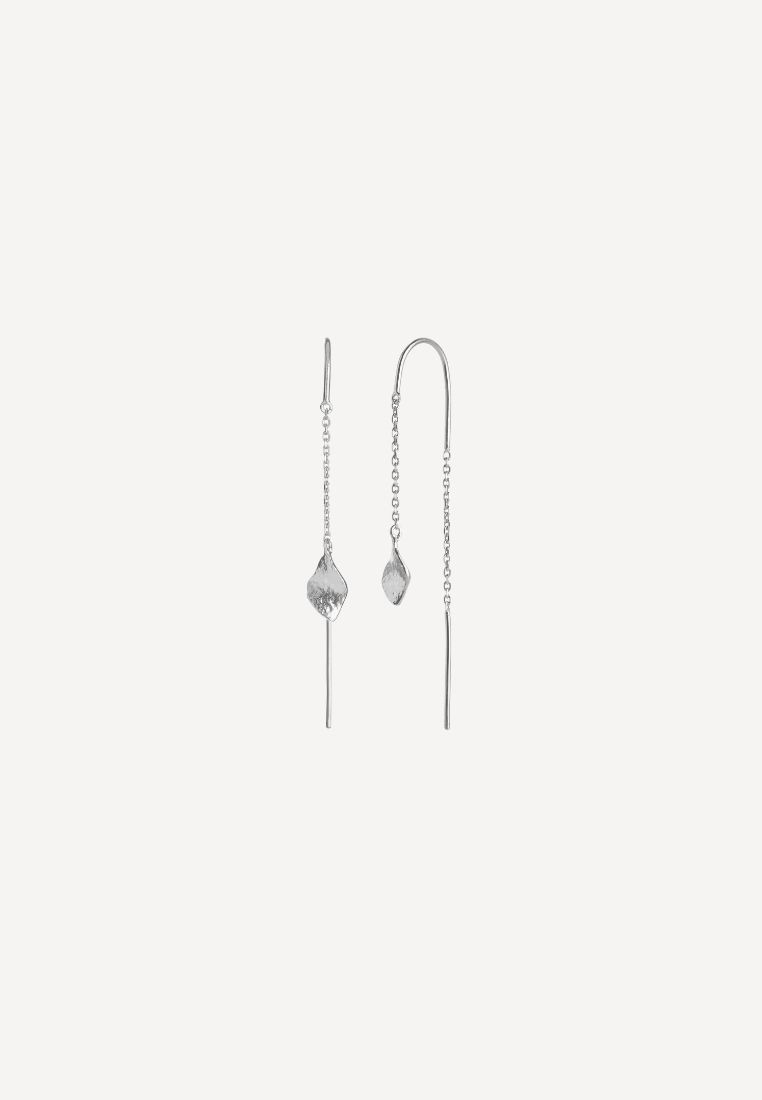STINE A - Petit Ile De L'Amour Double Chain ørering - Silver ONE SIZE | Hørlyck