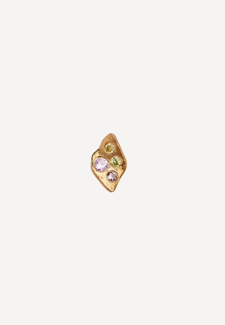 STINE A - Petit Ile De L'Amour Stones ørering - Pink ONE SIZE | Hørlyck