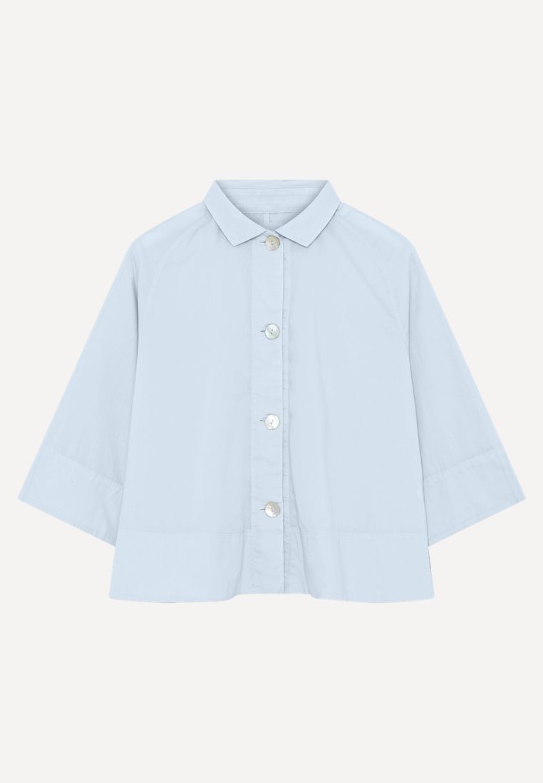 BY BASICS - 13038 bluse - Light Blue XS/S | Hørlyck