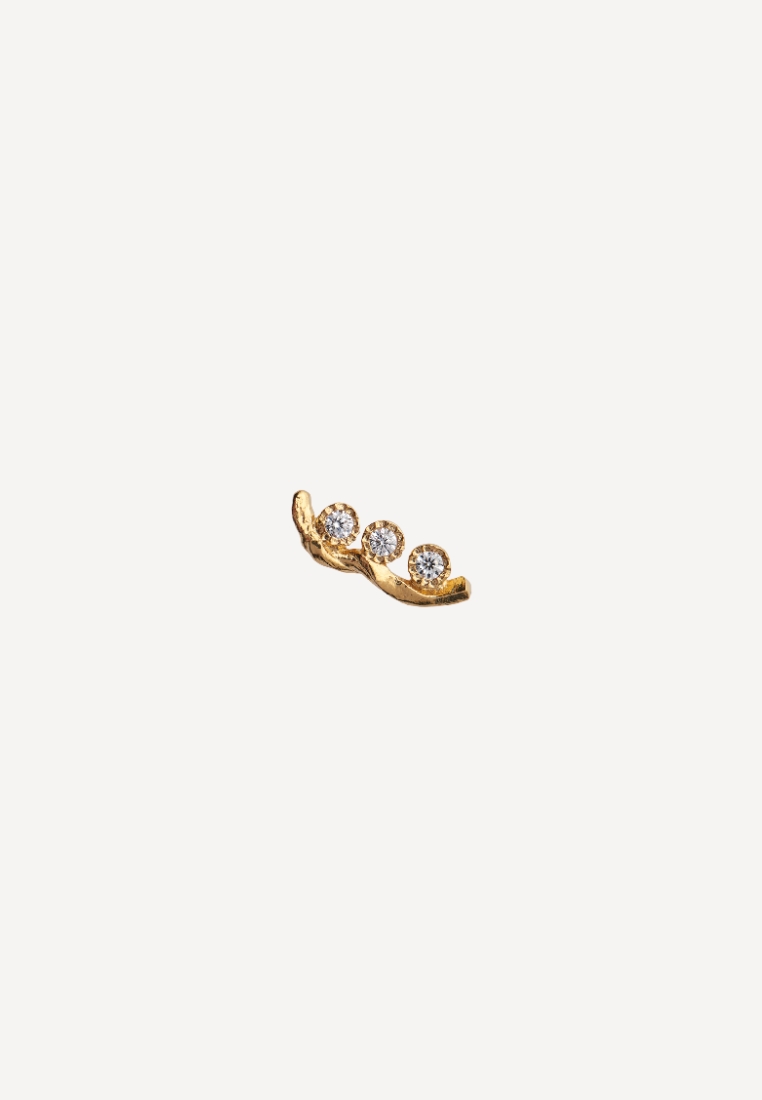 STINE A - Flow ørering - Three Stones ONE SIZE | Hørlyck