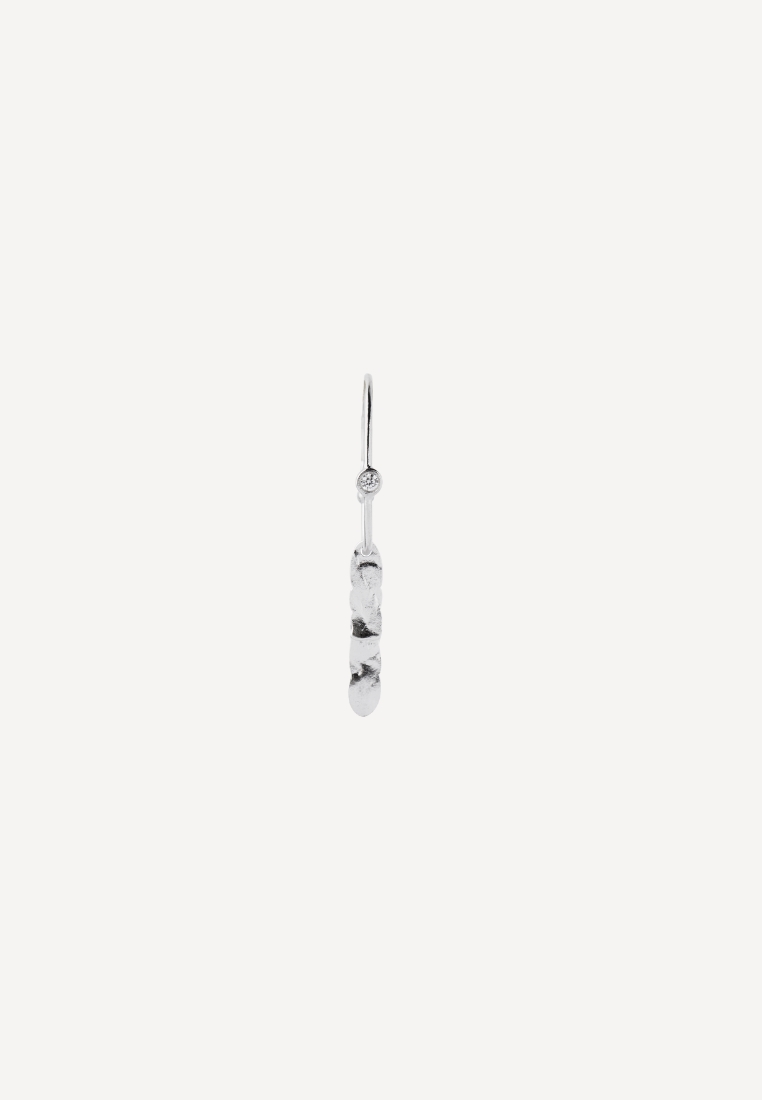 STINE A - Big Dot Creol ørering - Silver Splash ONE SIZE | Hørlyck